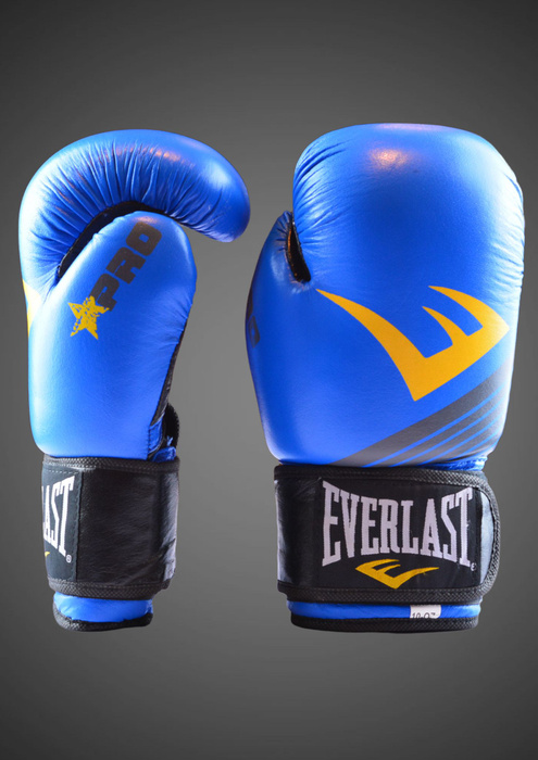 Боксёрские перчатки Everlast синие