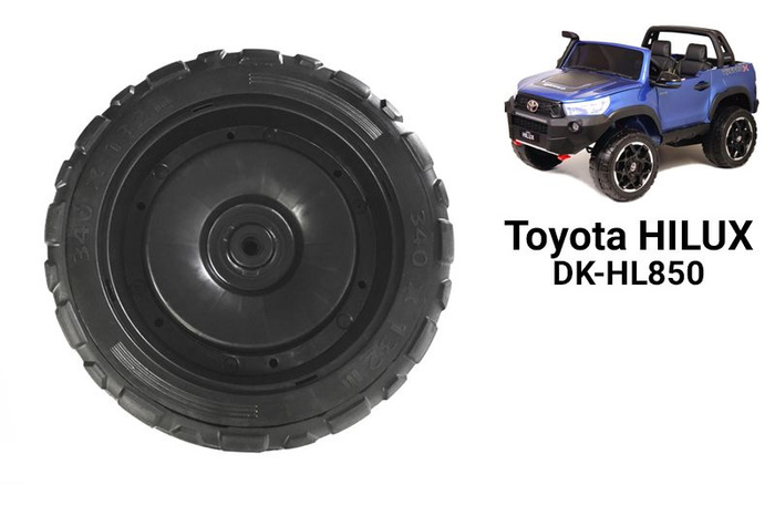Колесо резиновое EVA 34 см для электромобиля Toyota HILUX DK-HL850 ...