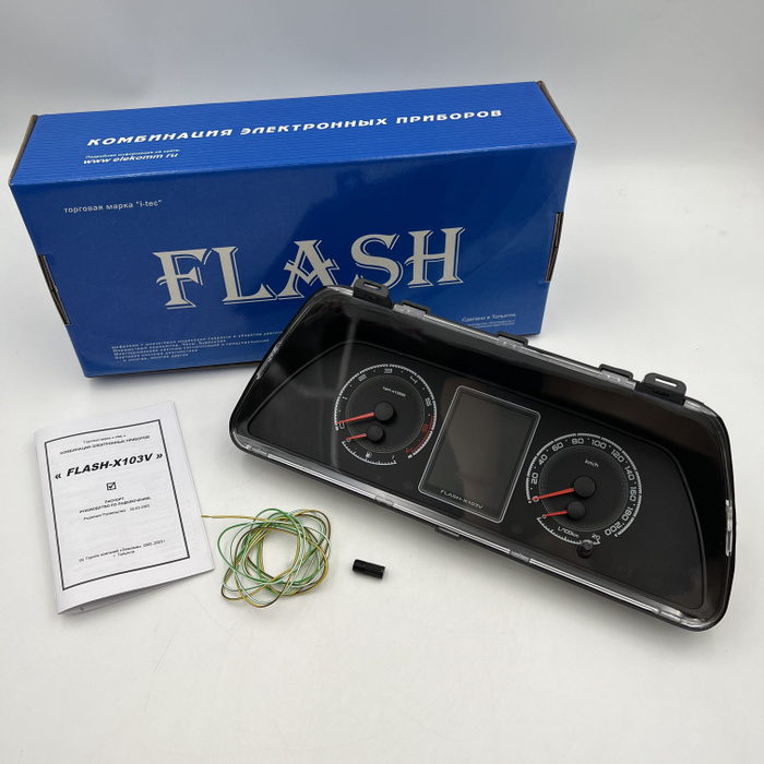 Электронная комбинация приборов FLASH Х-103V ВАЗ 2108-2115, 2110-2112 ...