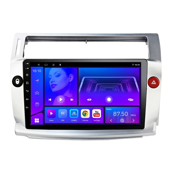Штатная магнитола 4+64Гб Carplay 4G, для Ситроен С4 /Citroen C4 C ...