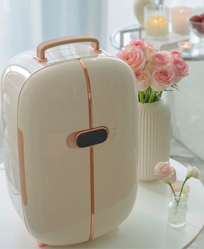 Холодильник для косметики DESOM TOP BOX PINKTOP 12л., мини-холодильник ...