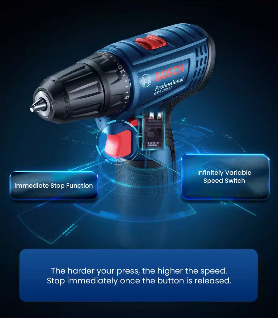 Электрический шуруповерт Bosch GSR 120 Li Электроинструменты купить на ...