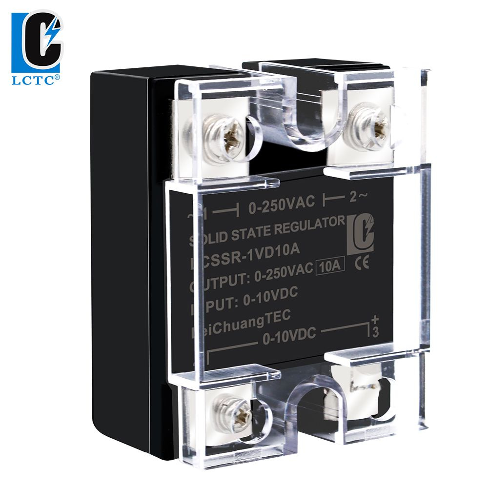 регулятор напряжения 0-10В VD10A (выход 0-250в) однофазный регулятор ...
