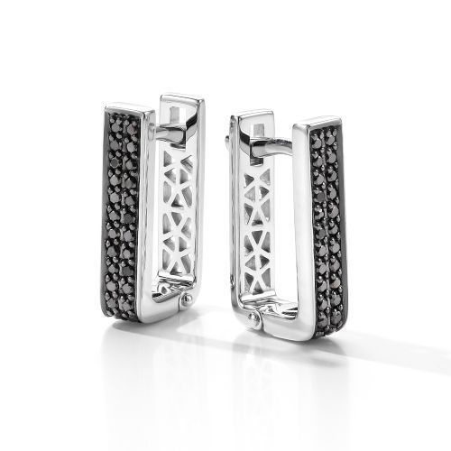 АЛЬКОР Золотые серьги 585 женские с 48 бриллиантами - купить с ...