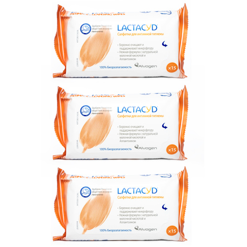 Lactacyd Pharma Салфетки для интимной гигиены с экстрактом тимьяна 15 шт