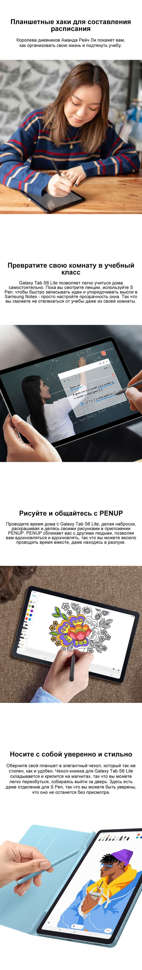 Купить планшет Samsung Galaxy Tab S6 Lite 2022 Wi-Fi 10.4