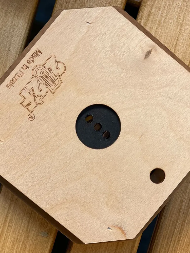 Термогигрометр восьмиугольник термо липа DoorWood, вариант, фото 5