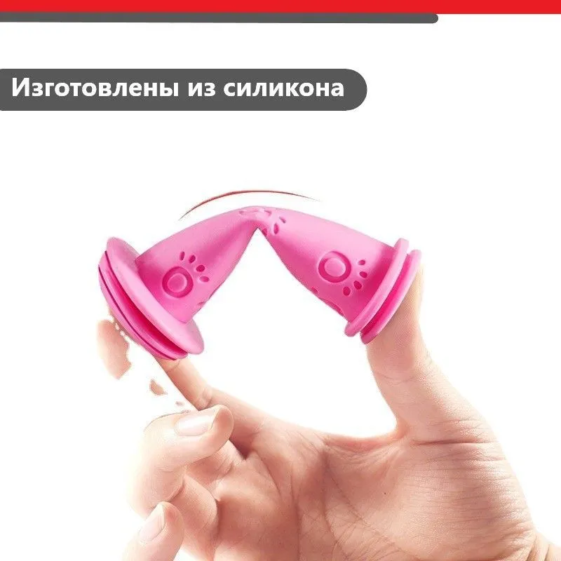 Грипсы для велосипеда самоката детские розовые, розовый, фото 3