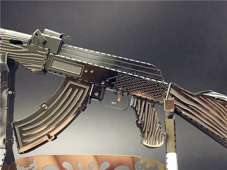 Конструктор металлический 3D автомат Калашникова АК (14+), вариант, фото 5