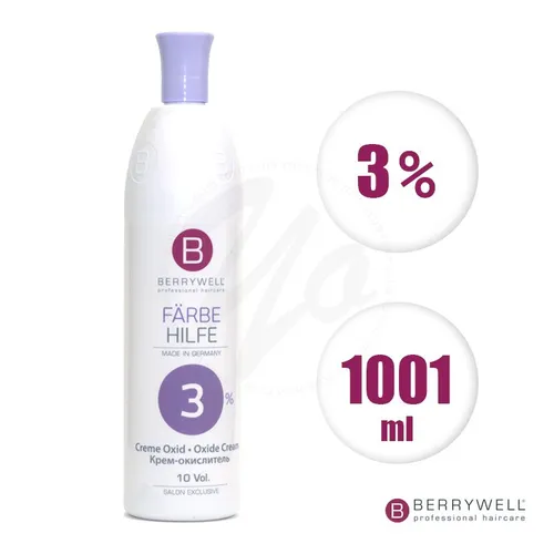 Berrywell крем-окислитель 3% Farbehilfe, 1001 мл