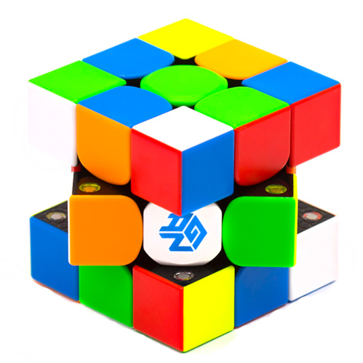 Профессиональный магнитный кубик Рубика 3x3 GAN 354 V2 Magnetic без гаек -  купить с доставкой по выгодным ценам в интернет-магазине OZON (321575519)