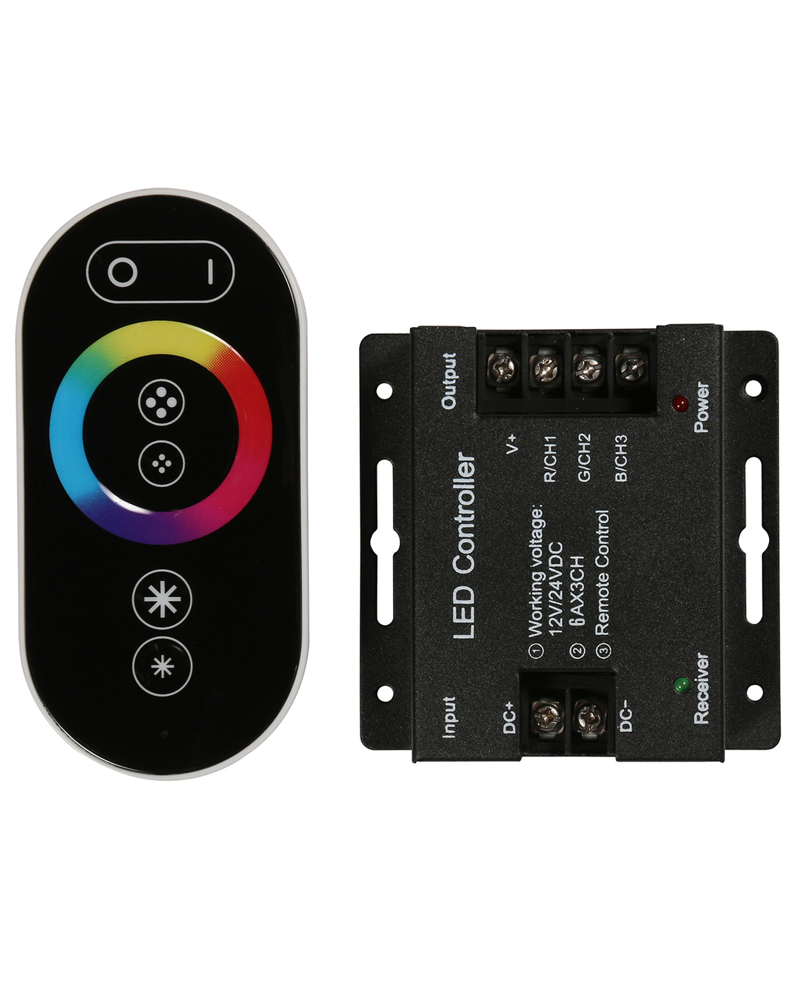 Сенсорный контроллер для RGB лент Eleganz (12В)360Вт/(24В)720Вт 30A-1ШТ ...