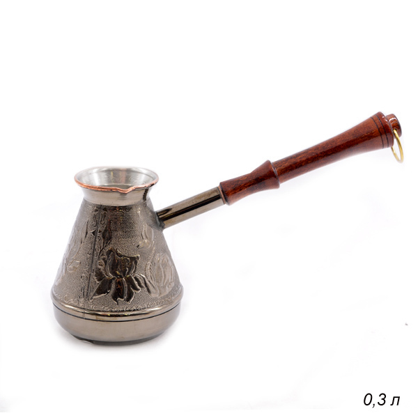 Турка для кофе, медная 0,3 л. Ирис. Турка для кофе, медная 0,3 л. Ирис.