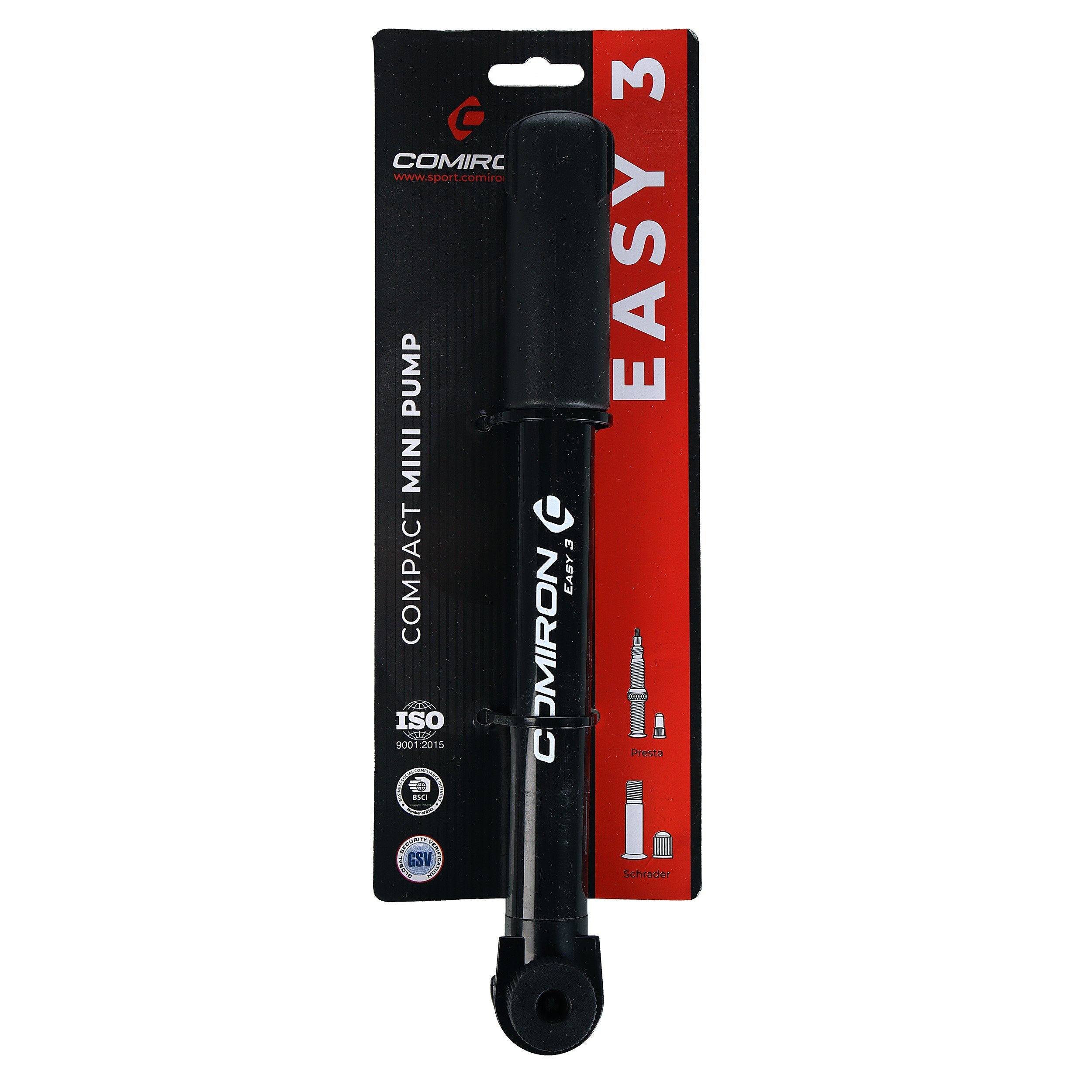 Насос для велосипеда ручной COMIRON EASY 3, пластиковый корпус, 22*230мм. Насос для велосипеда ручной COMIRON EASY 3, пластиковый корпус, 22*230мм.
