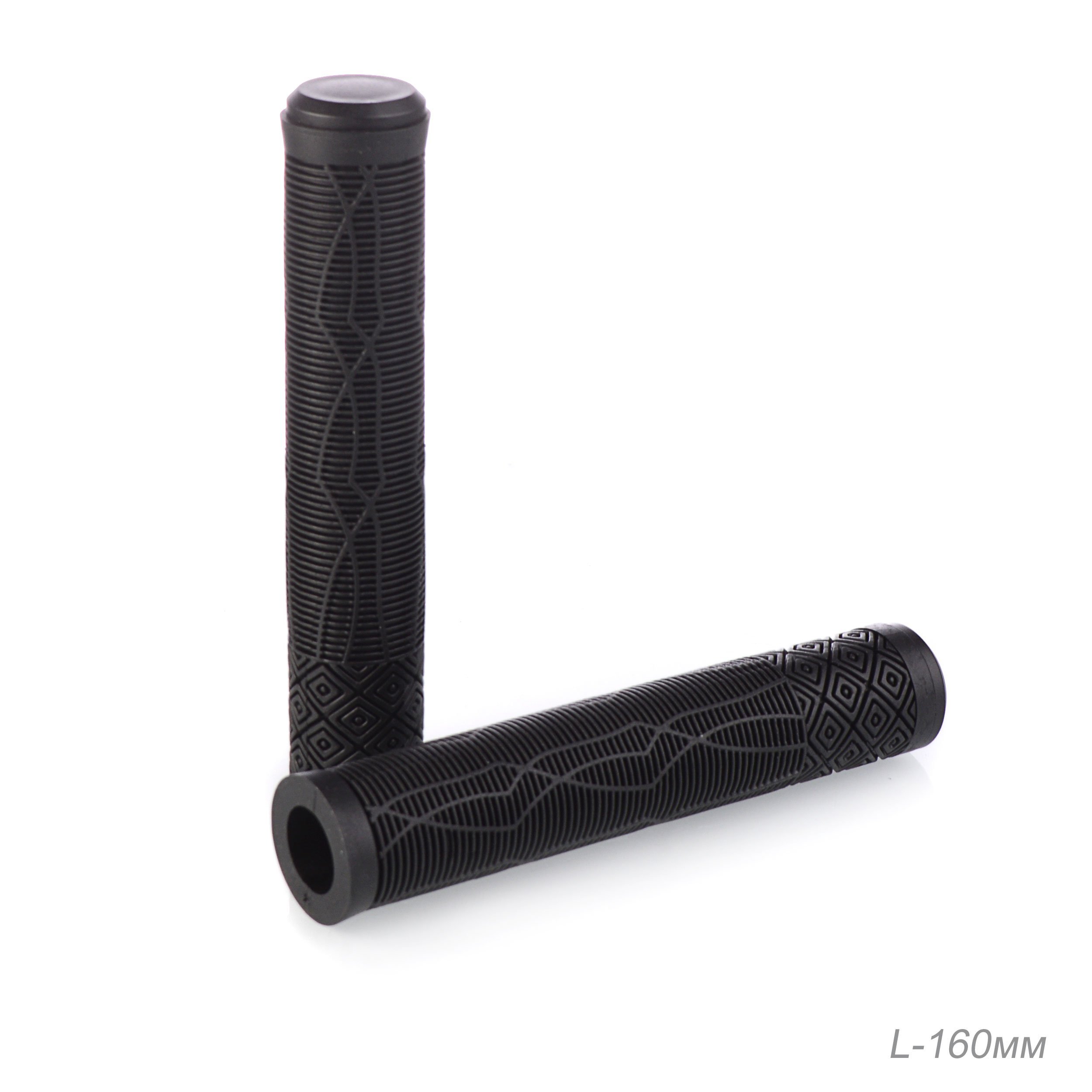 Грипсы для трюкового самоката COMIRON G5-1 160 мм, TPE, с заглушками, черные, вариант 2, 2 шт. Грипсы для трюкового самоката COMIRON G5-1 160 мм, TPE, с заглушками, черные, вариант 2, 2 шт.