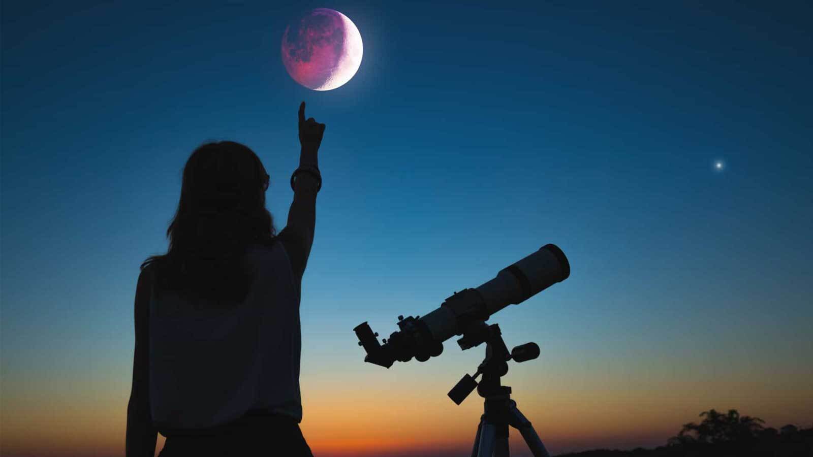 Фотосессия с телескопом