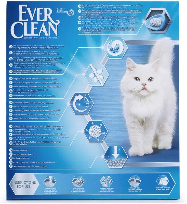 Наполнитель ever clean для кошачьего туалета комкующийся