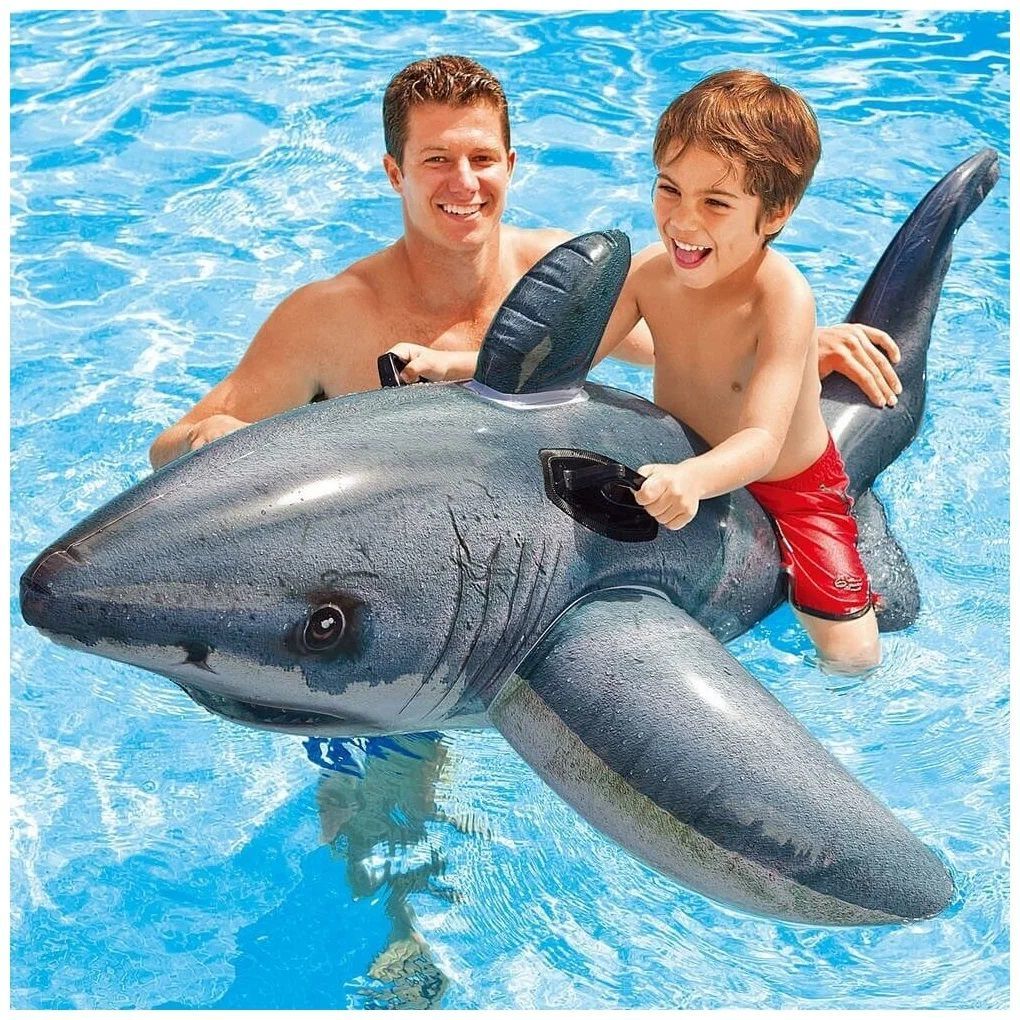 Intex shark hot sale float