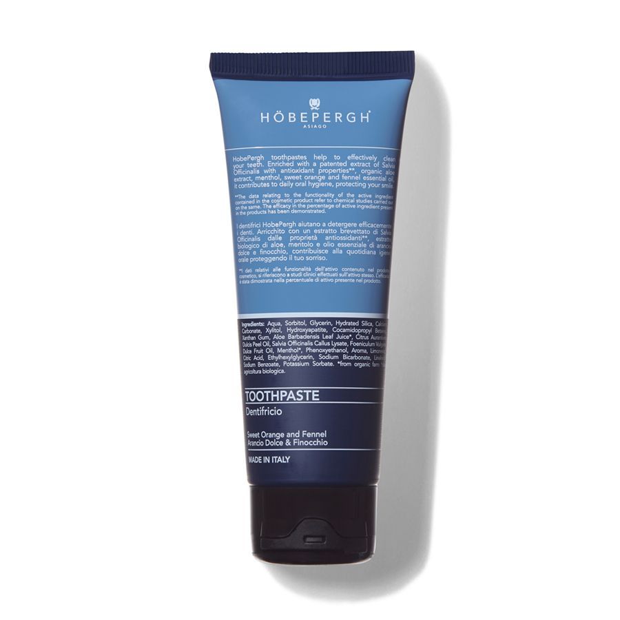 HOBE PERGH Sweet Orange and Fennel Toothpaste 75 мл - зубная паста сладкий апельсин и фенхель купить