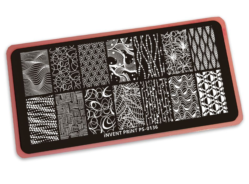 iNVENTPRiNTПластинадлястемпинга,УзорыPS-136