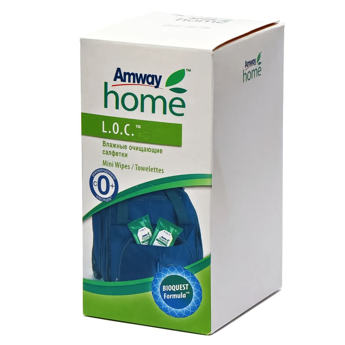 Влажные очищающие салфетки L.O.C. Amway, 1 коробка (4 упаковки x 24 ...