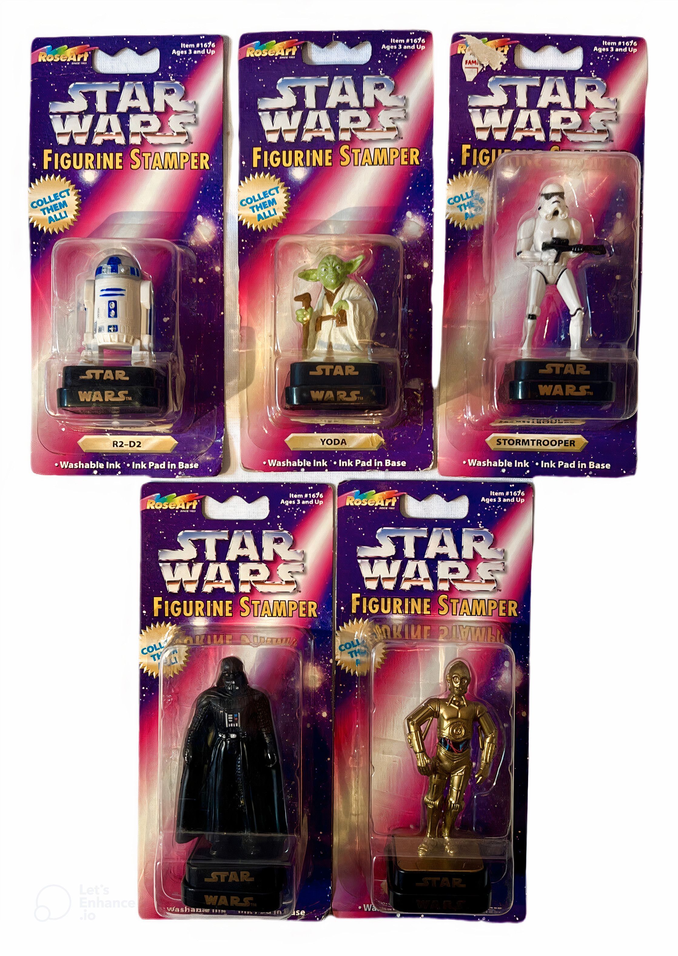 Star Wars Звездные Войны RoseArt винтаж фигурки сет 1997г