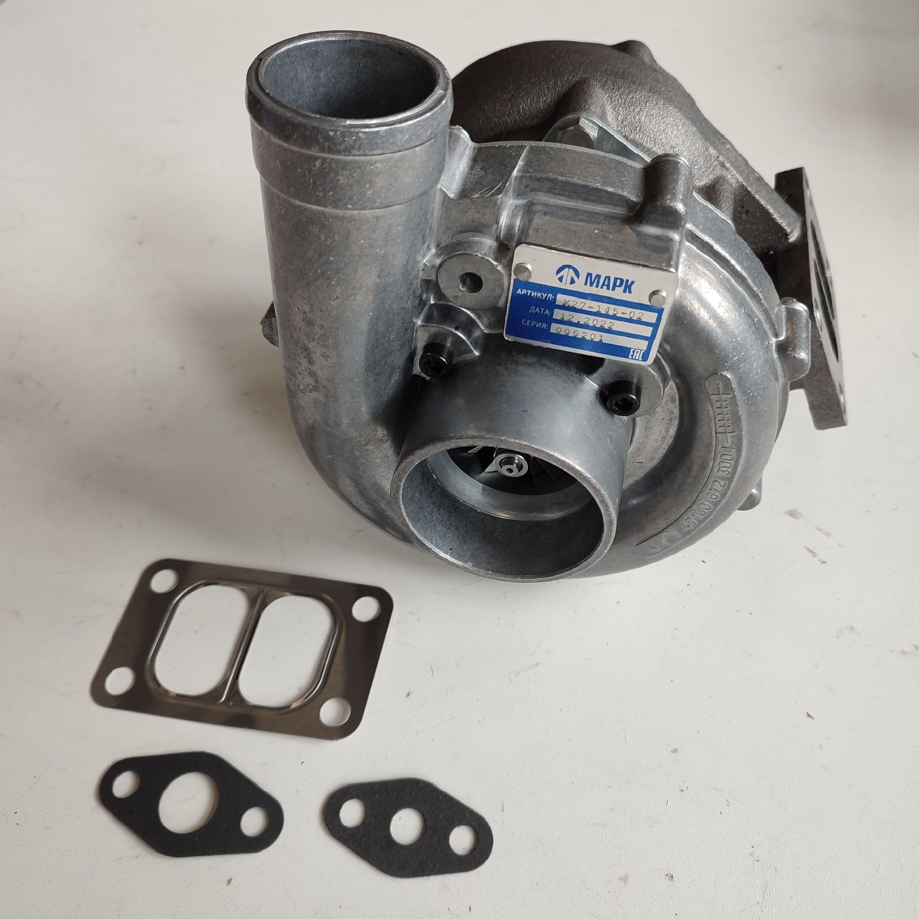 Турбокомпрессор К 27-145-02 левый КАМАЗ (ЕВРО-2, 3) МАРК дв