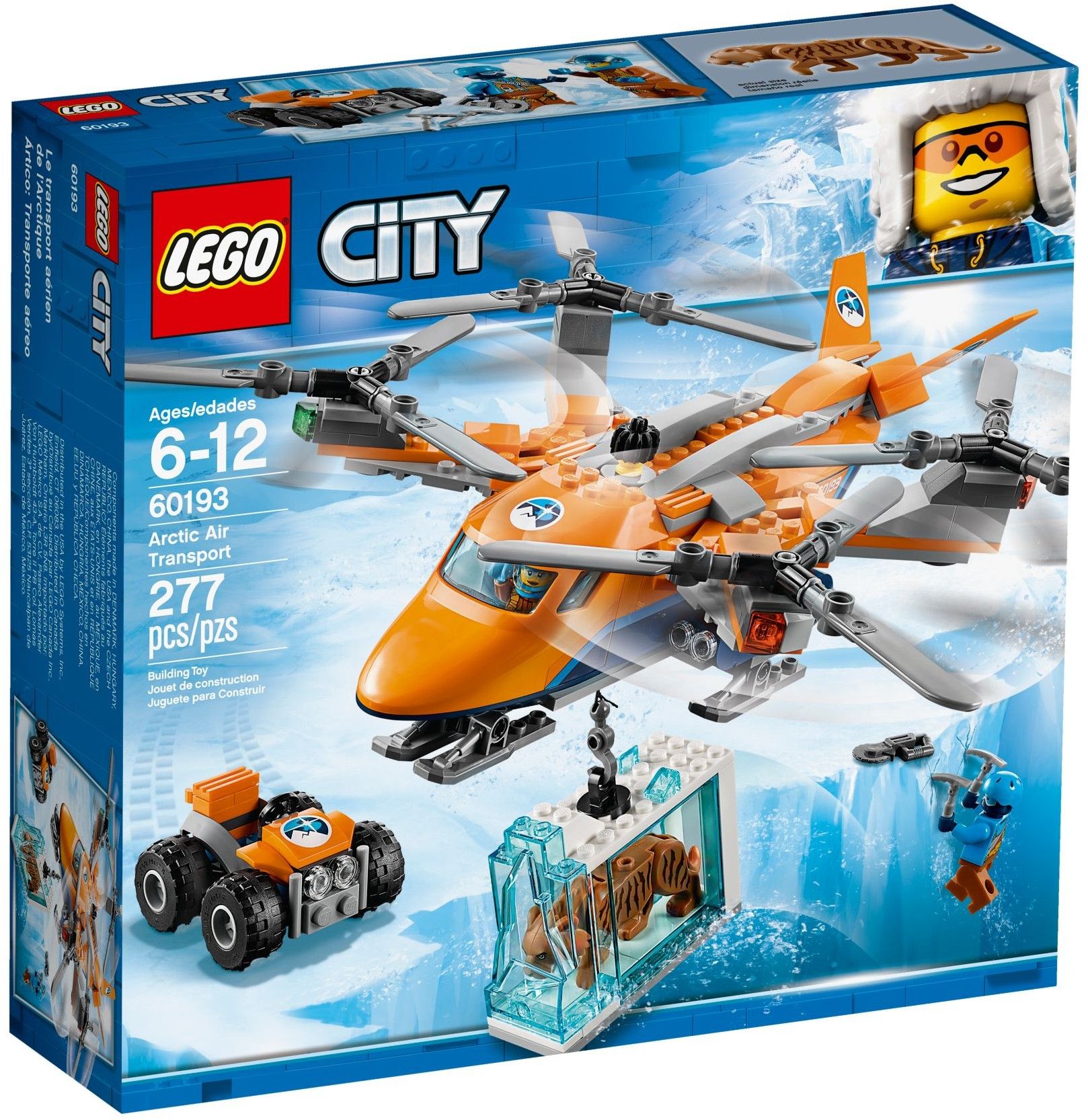 Конструктор LEGO City 60193 Arctic Air Transport (Арктический вертолёт ...