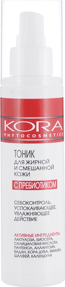 KORA Тоник для лица с пребиотиком, для жирной и смешанной кожи, 150 мл #1