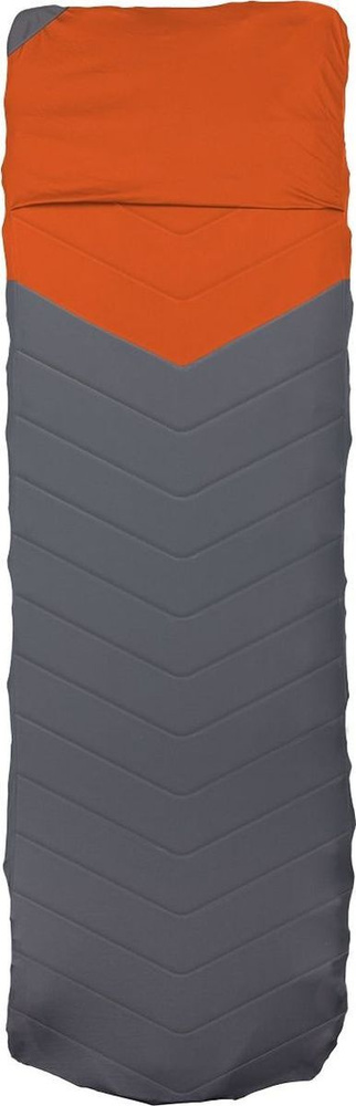 Чехол для спортивного коврика Klymit Quilted V Sheet, 13ICORSVC, оранжевый, серый, 54 х 183 см #1