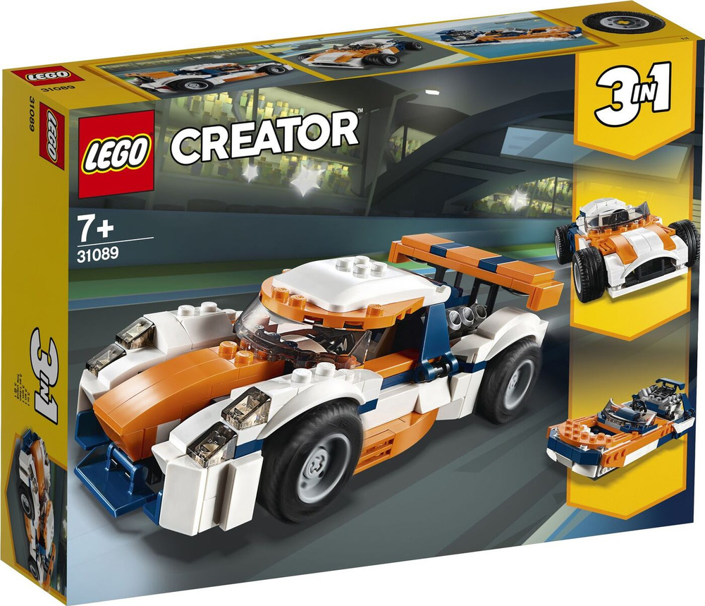 Конструктор LEGO Creator 31089 Оранжевый гоночный автомобиль