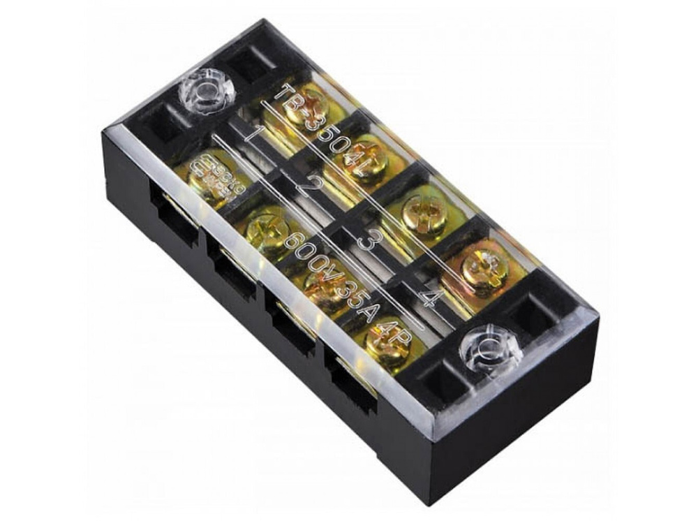 Колодка клеммная REK ТВ 3504 35А 4Р 1шт. - купить с доставкой по ...