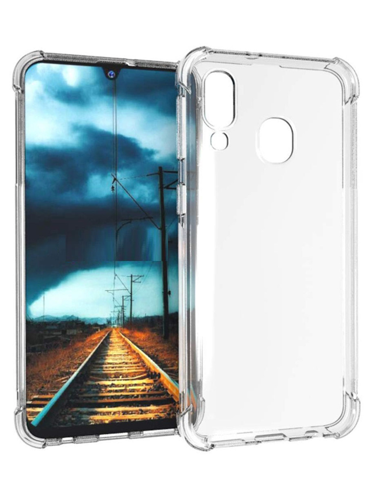 Чехол для смартфона Samsung Galaxy A40 силиконовый противоударный с ...