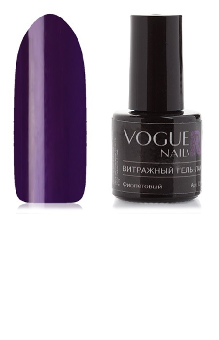 Vogue Nails, Гель-лак витражный Фиолетовый,10ml - купить с доставкой по ...