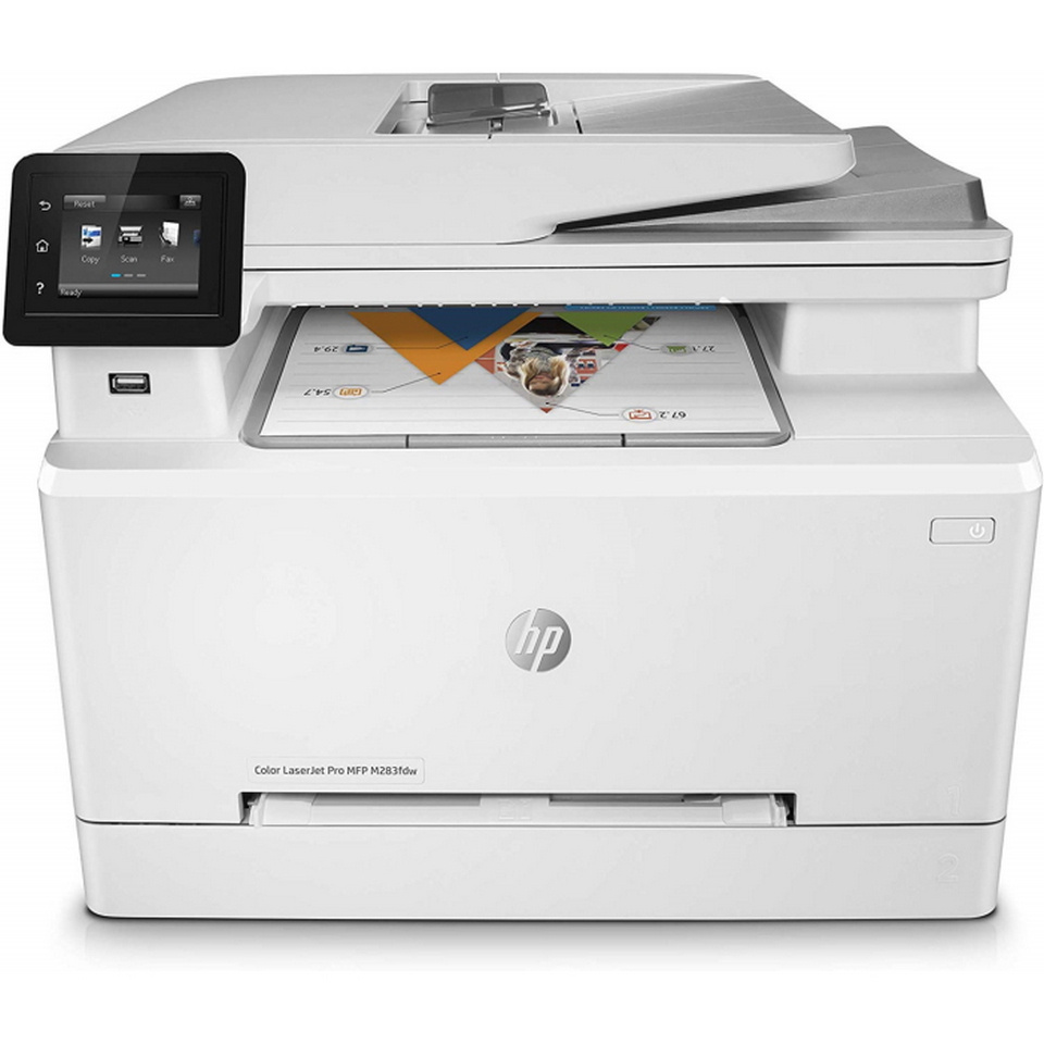 МФУ Лазерное HP Color LaserJet Pro M283fdw купить по низкой цене в  интернет-магазине OZON (250383091)