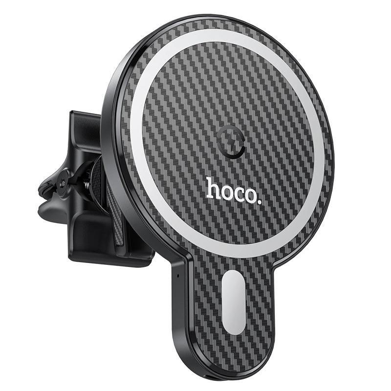 Автомобильный держатель Hoco CA85 универсальный с беспроводной зарядкой (Ultra-fast magnetic wireless #1