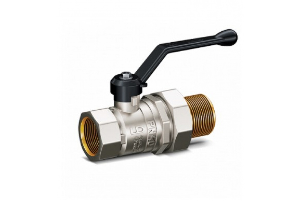 Кран шаровой LD 1/2\" накидная гайка (рычаг) серия Pride 47.15.В-ГШ.Р ...