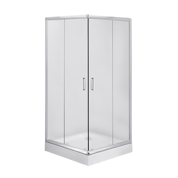 Душевое ограждение (кабина) без поддона стекло матовое, 80х80х185см ...