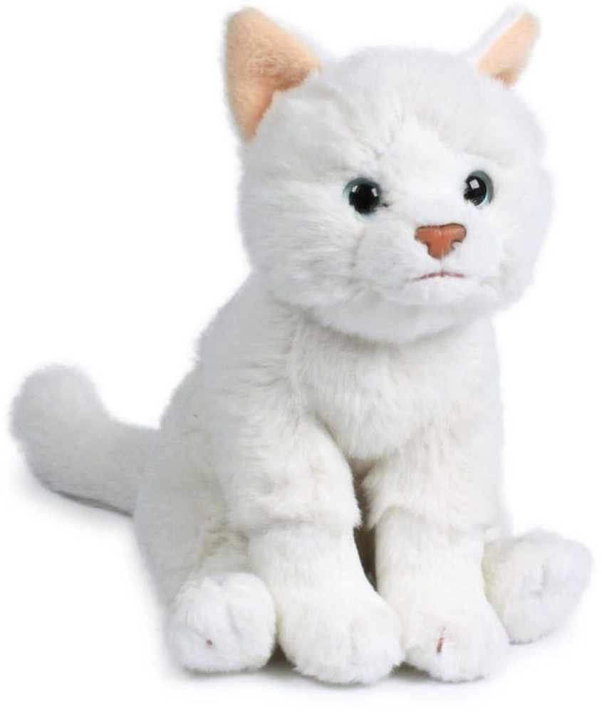 Игрушка мягкая Anna Club Plush плюшевая Кошка русская белая, сидит (15 ...