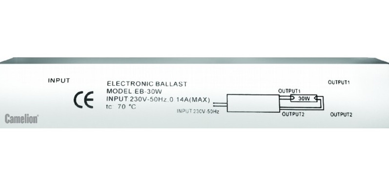 Балласт электронный В19 ЭПРА (для люминесцентных ламп 15Вт) Camelion  #1