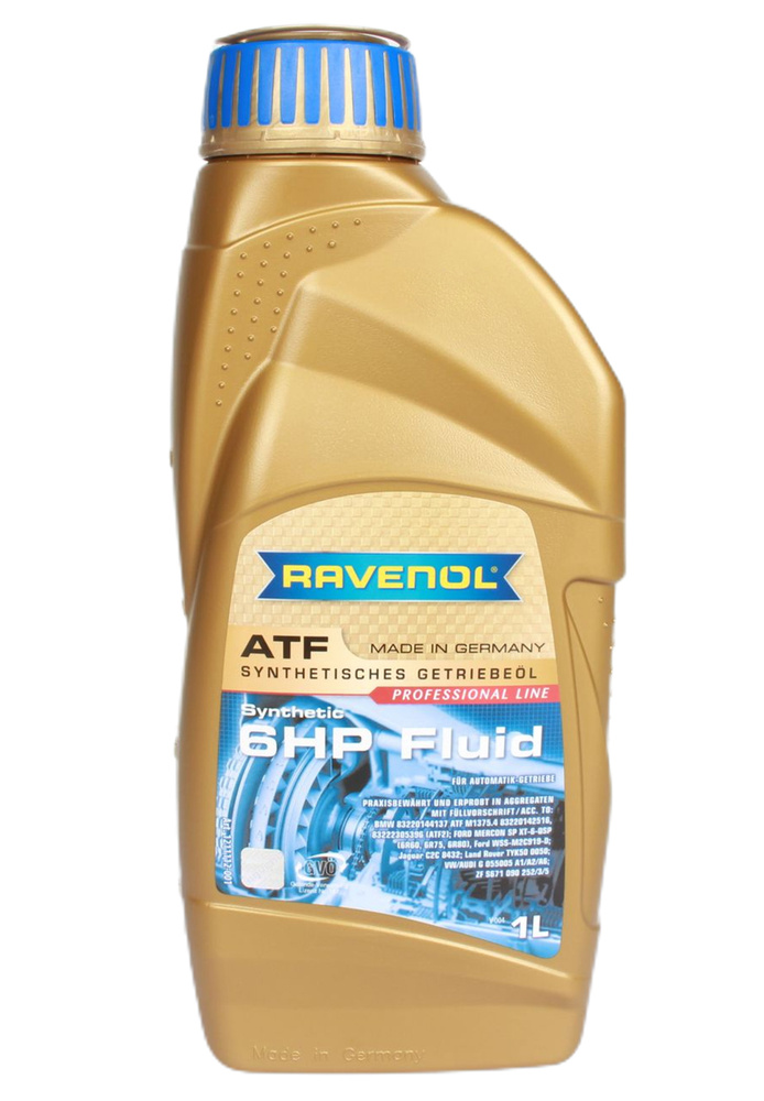 Трансмиссионное масло RAVENOL ATF 6HP Fluid 1л купить по выгодной цене в интернет магазине