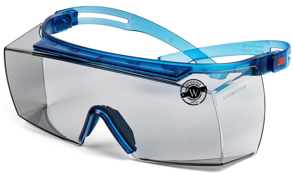 Защитные очки 3М SecureFit 3707 ( SF3707SGAF-BLU-EU ) с возможностью работы в корригирующих очках , защитой #1