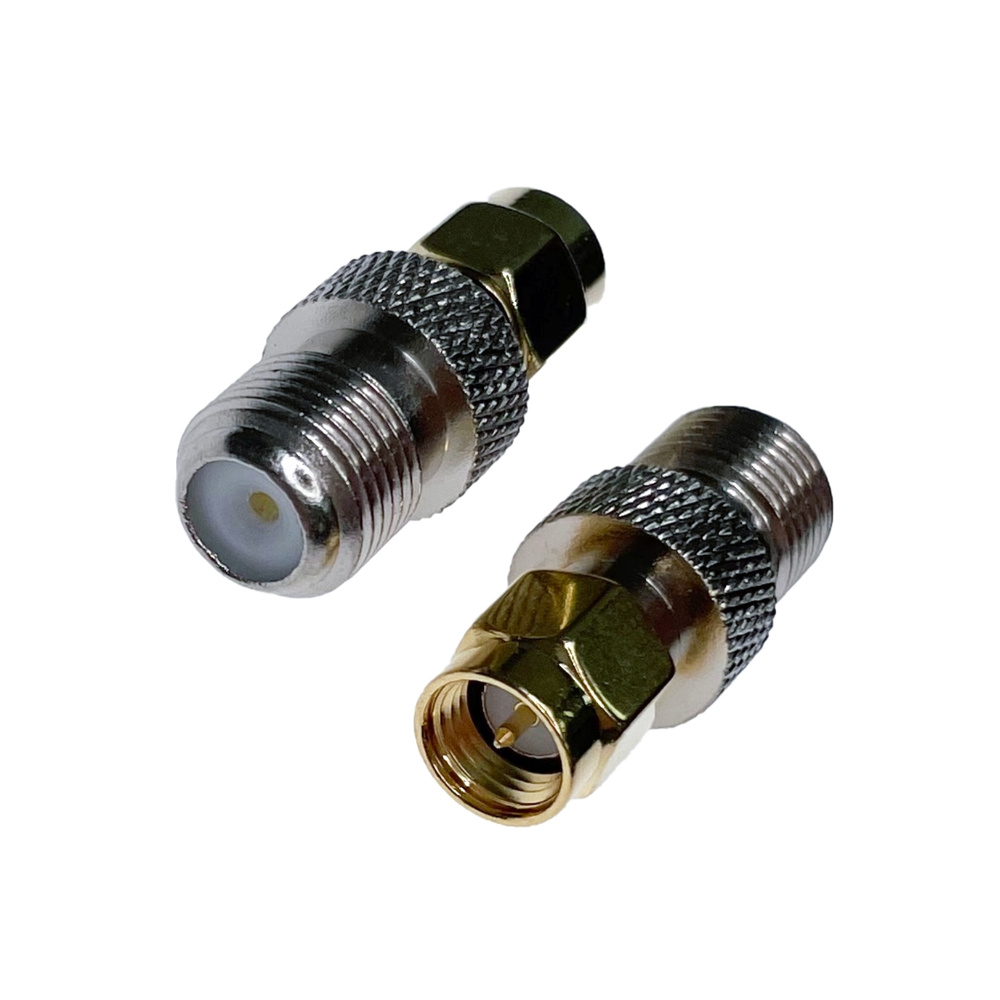 Комплект из 2 шт переходников F(female) гнездо - SMA(male) штекер ...