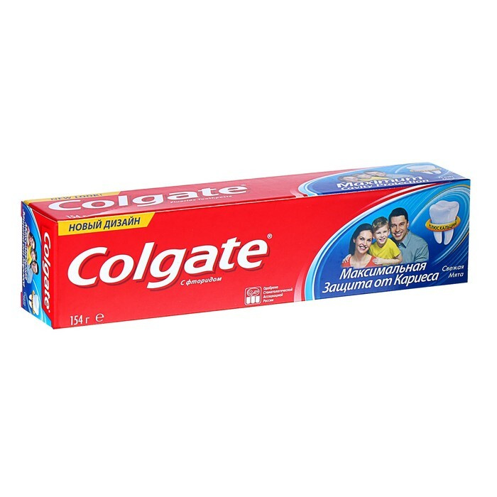 Зубная паста Colgate "Максимальная защита от кариеса", свежая мята, 100 ...
