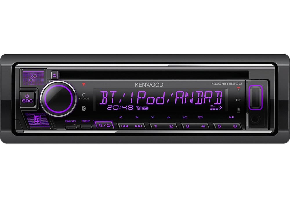 Автомагнитола (магнитола для авто) с bluetooth KENWOOD KDC-BT530U 1 DIN ...