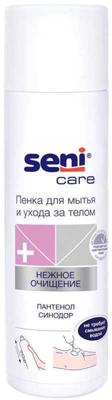 Пенка для мытья и ухода за телом SENI CARE 500 мл. Уцененный товар  #1