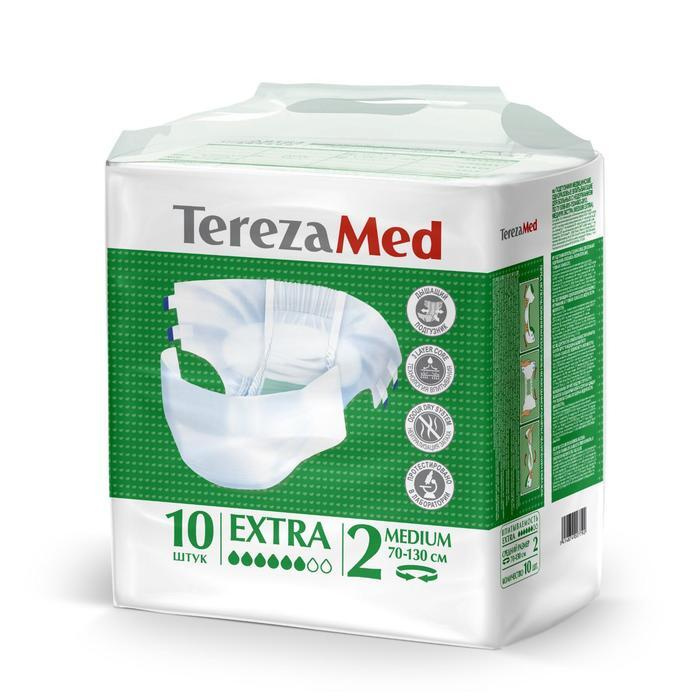 Подгузники для взрослых TerezaMed Extra Medium №2, M, 10 шт. #1