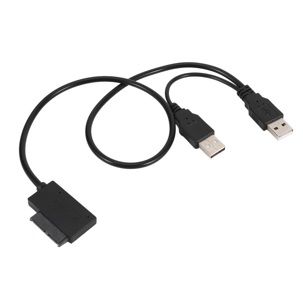 Тонкий кабель SATA USB 2.0 к 7+6 внешний адаптер питания для ноутбука ...