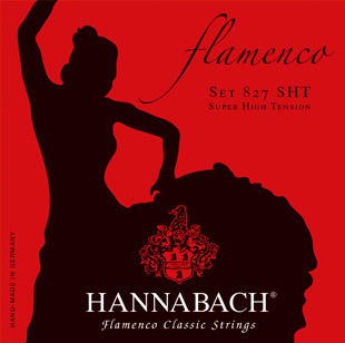 Red FLAMENCO Комплект струн для классической гитары желтый нейлон/посеребренные Hannabach 827SHT  #1