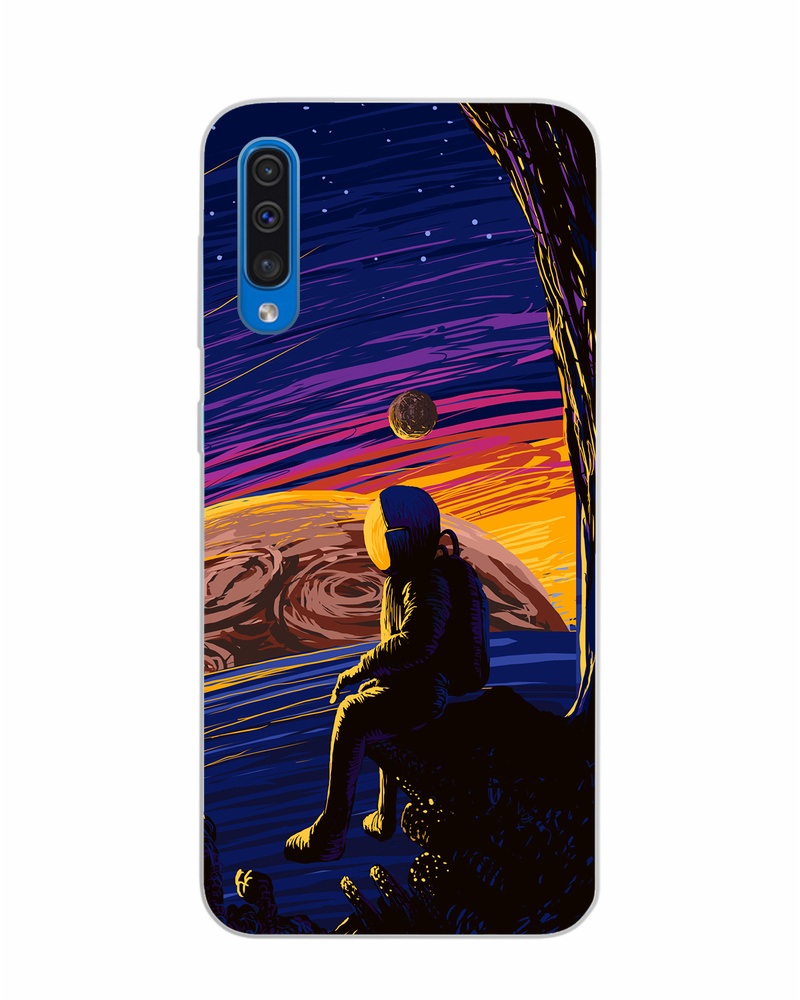 Силиконовый чехол Mcover для Galaxy A50/Galaxy A30s/Galaxy A50s (Галакси  А50 А30с А50с), Красивый космос - купить с доставкой по выгодным ценам в  интернет-магазине OZON (314593079)